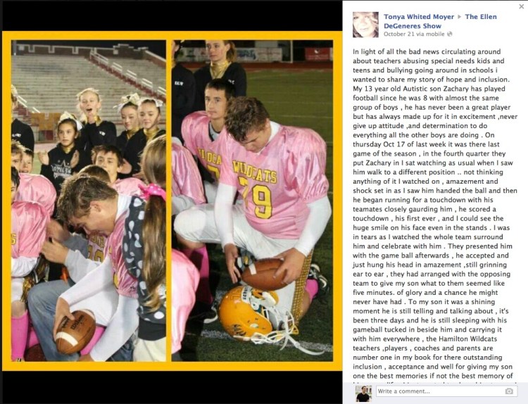 zachary sport autismo